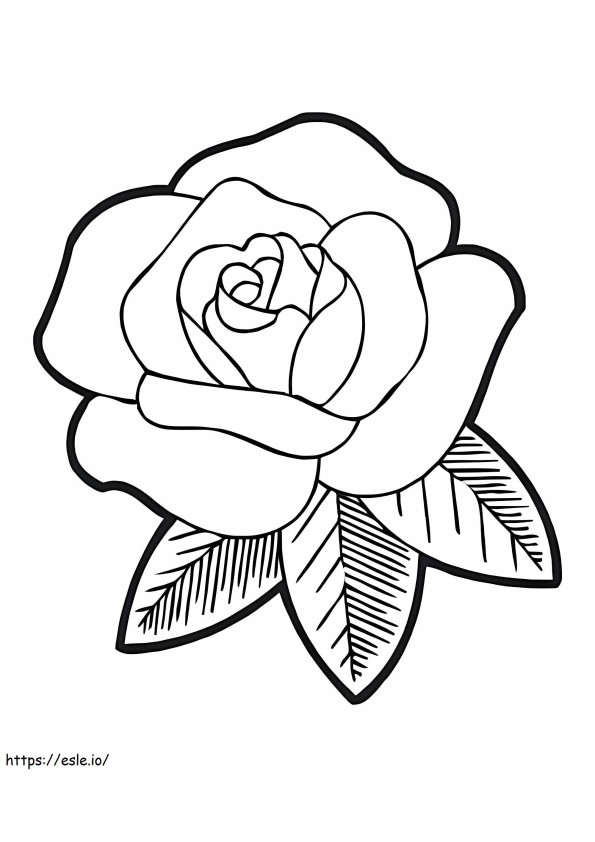 Simple Pink coloring page