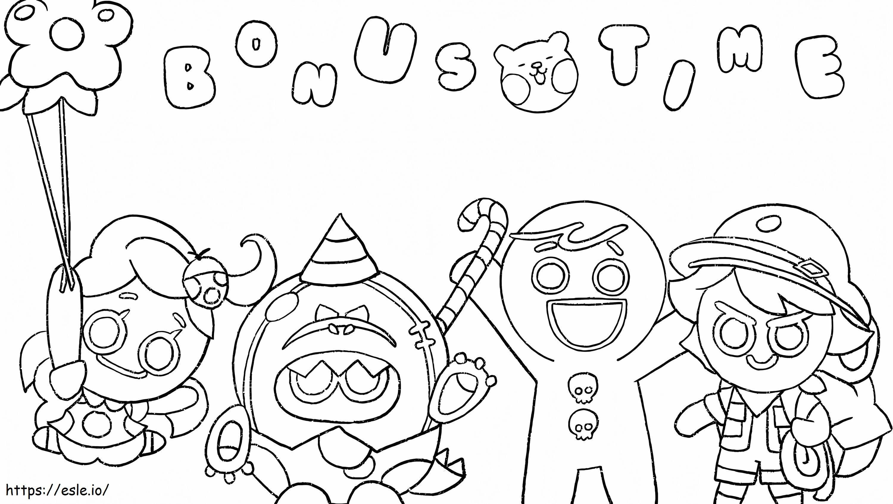 Printable Cookie Run coloring page