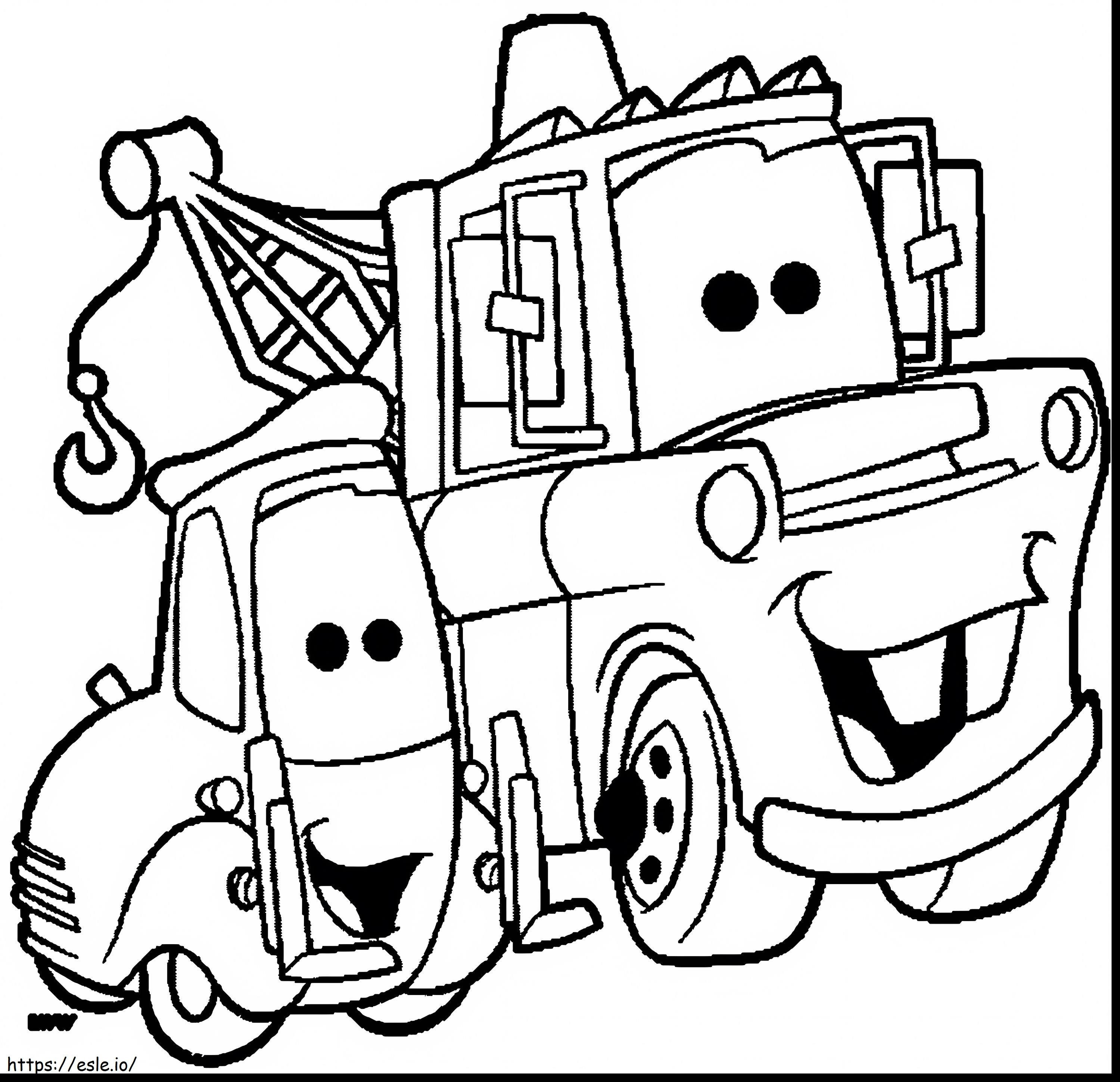 Master Chief Free Mater Tow Sheets Disney Maters Tall Tales Surprising Cars Picture Page coloring page