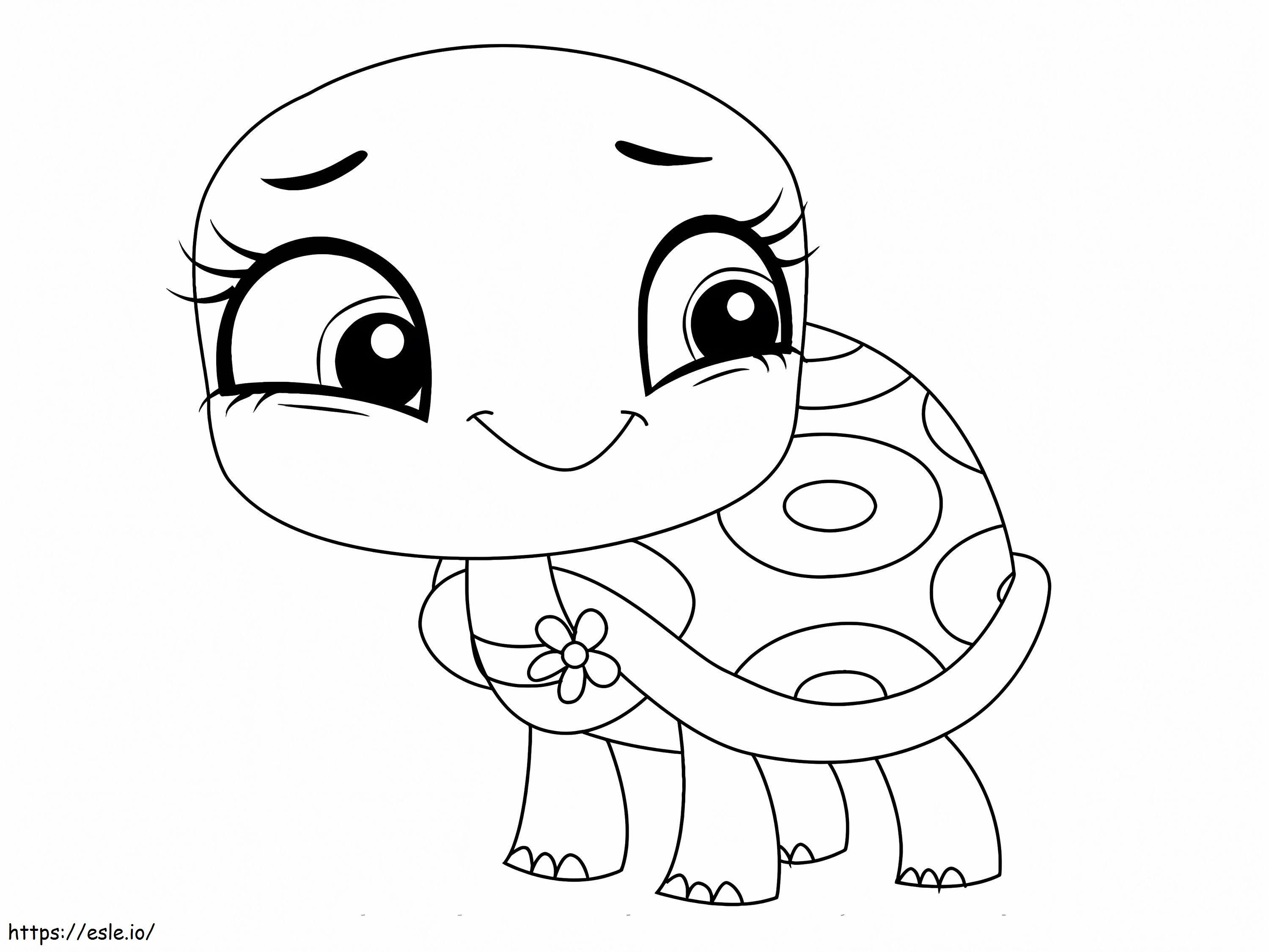 How To Draw Olive Shellstein From Littlest Pet Shop Step 0 coloring page
