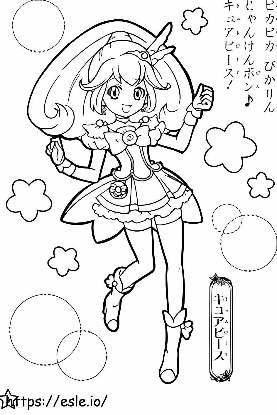 Lily Cure Peace coloring page