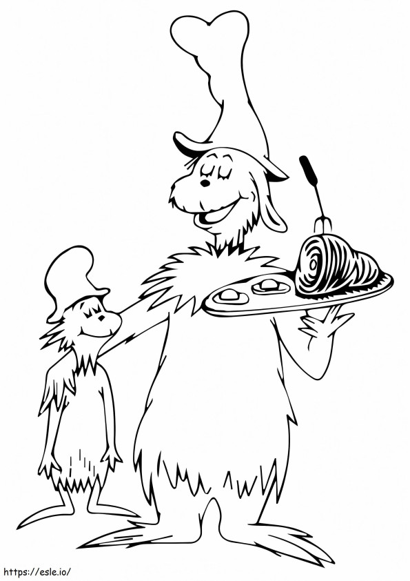 Green Eggs And Ham 15 coloring page