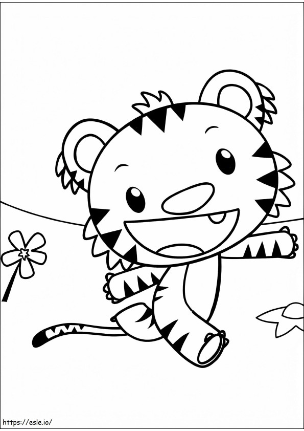 Rintoo Running coloring page