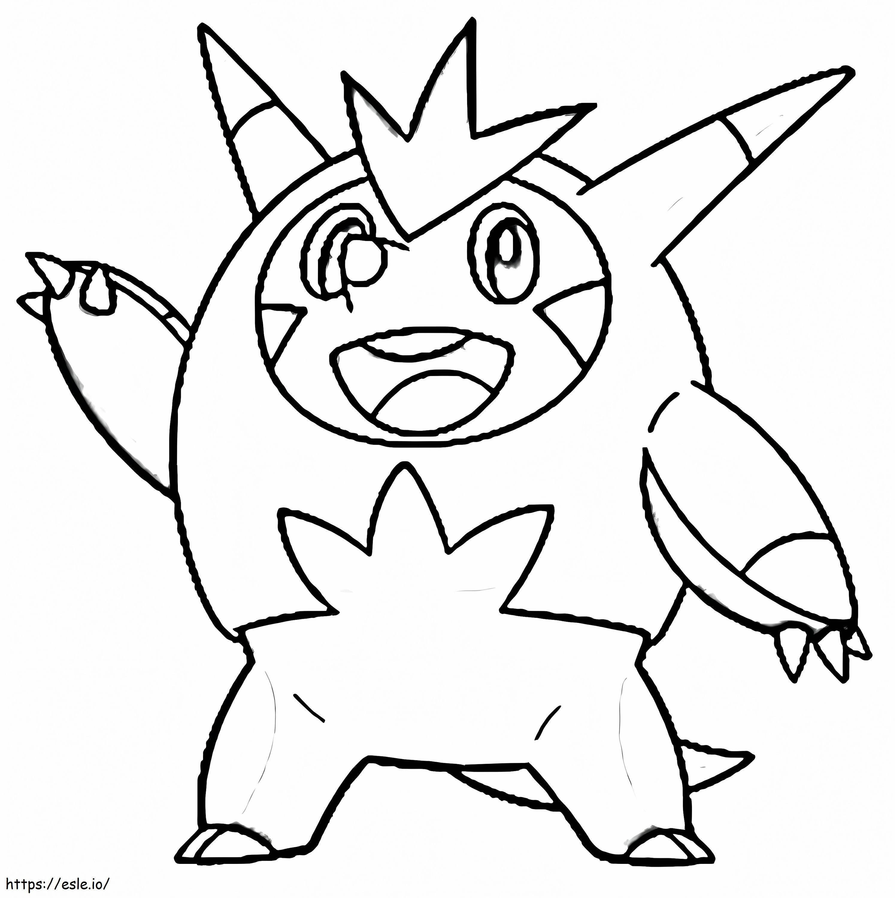 Coloriage Pokémon Quilladin 1 à imprimer dessin
