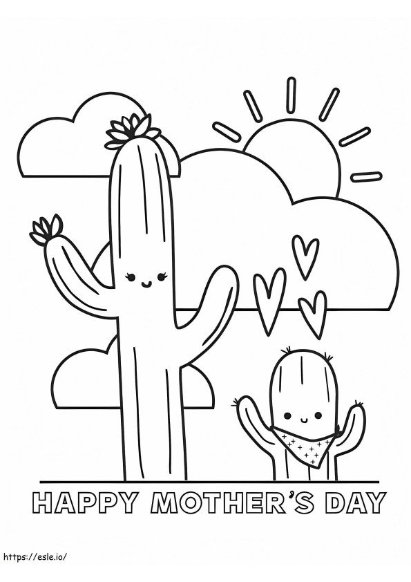 Happy Mothers Day 17 coloring page