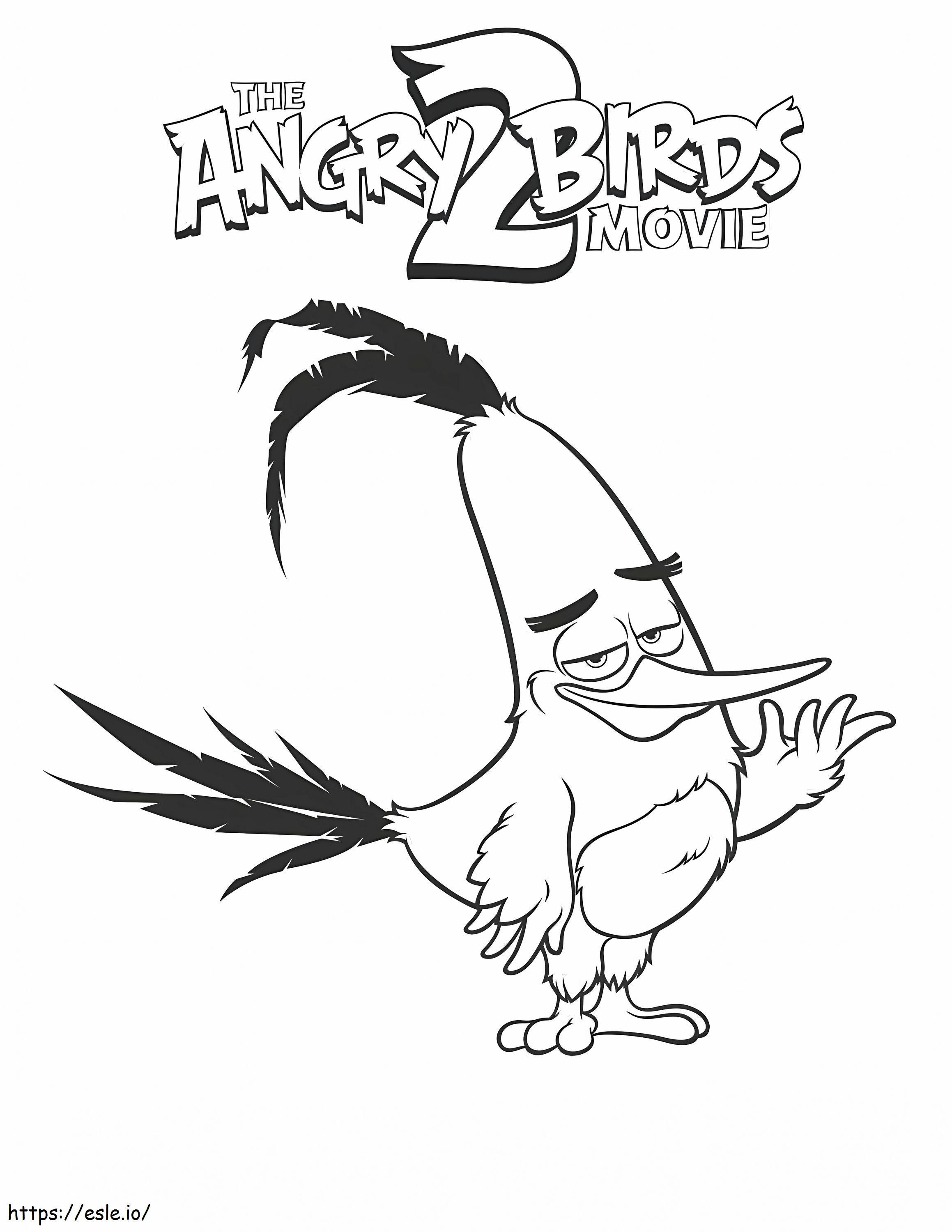 1566832064Angry Birds 2 Yellow Bird Chuck coloring page