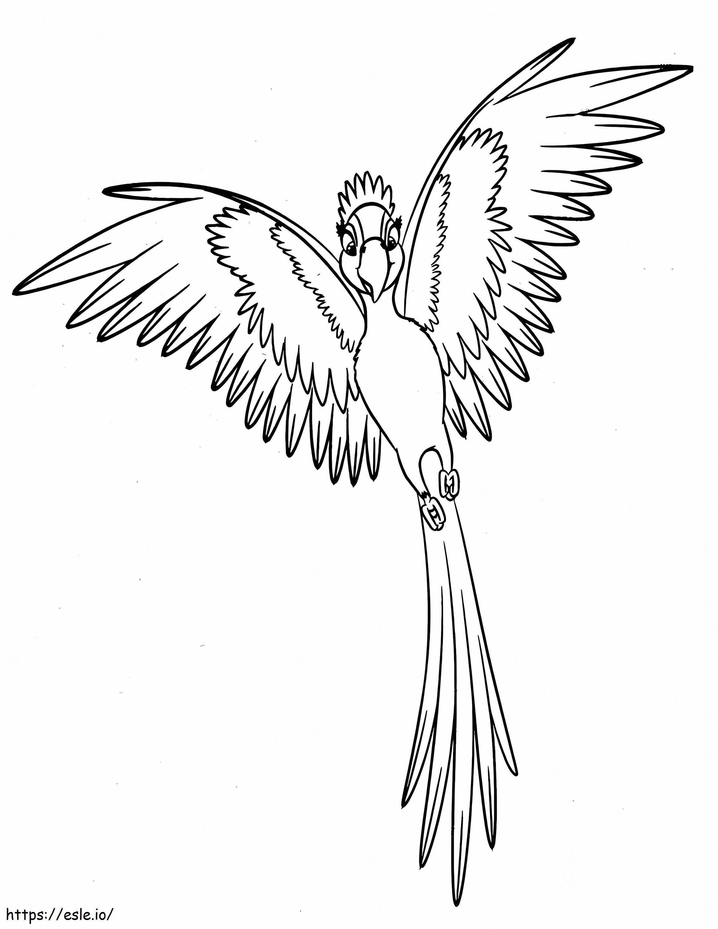 Jewel Flying coloring page