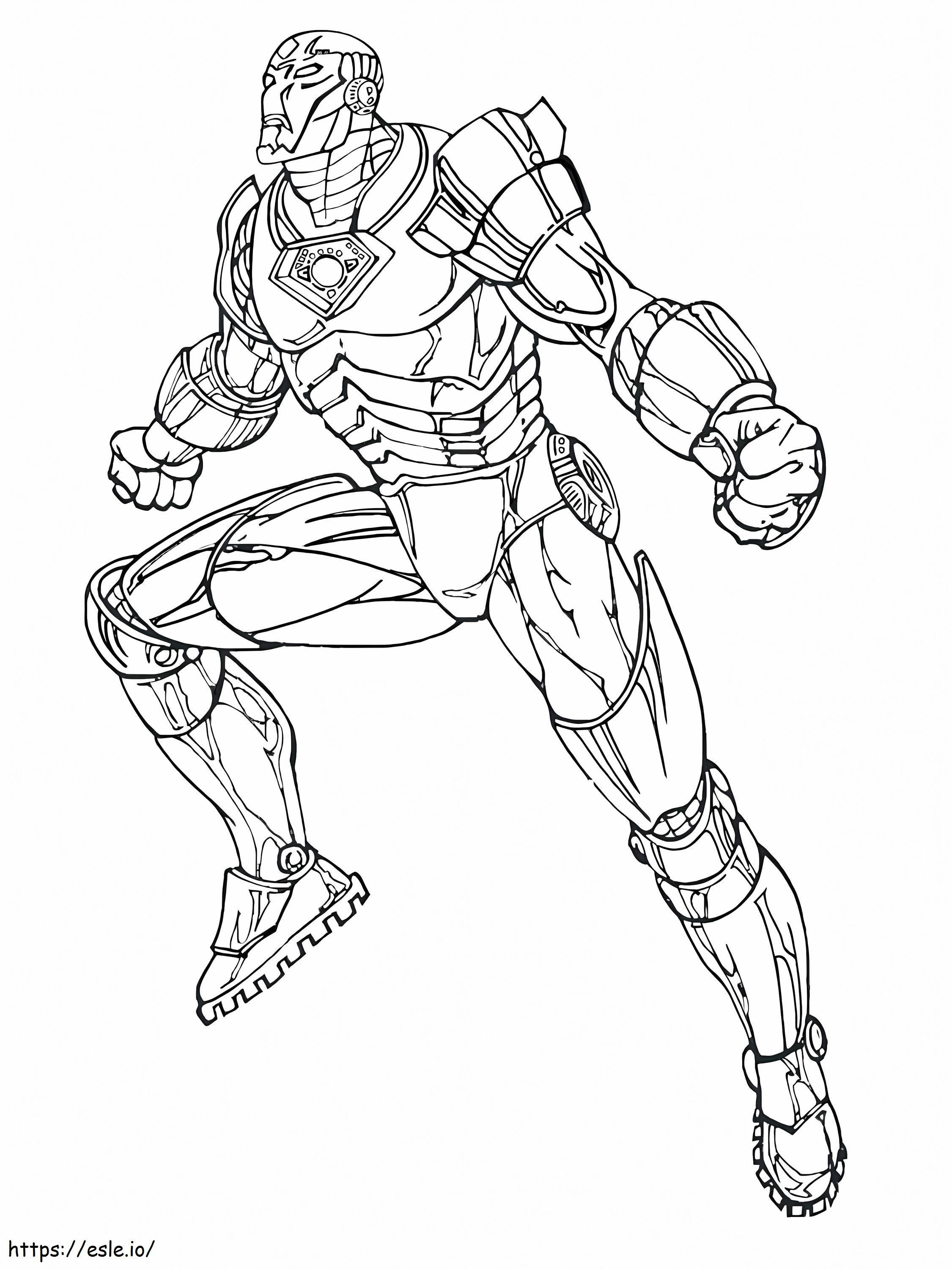 Iron Man 5 coloring page