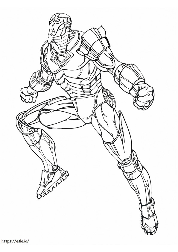 Iron Man 5 coloring page