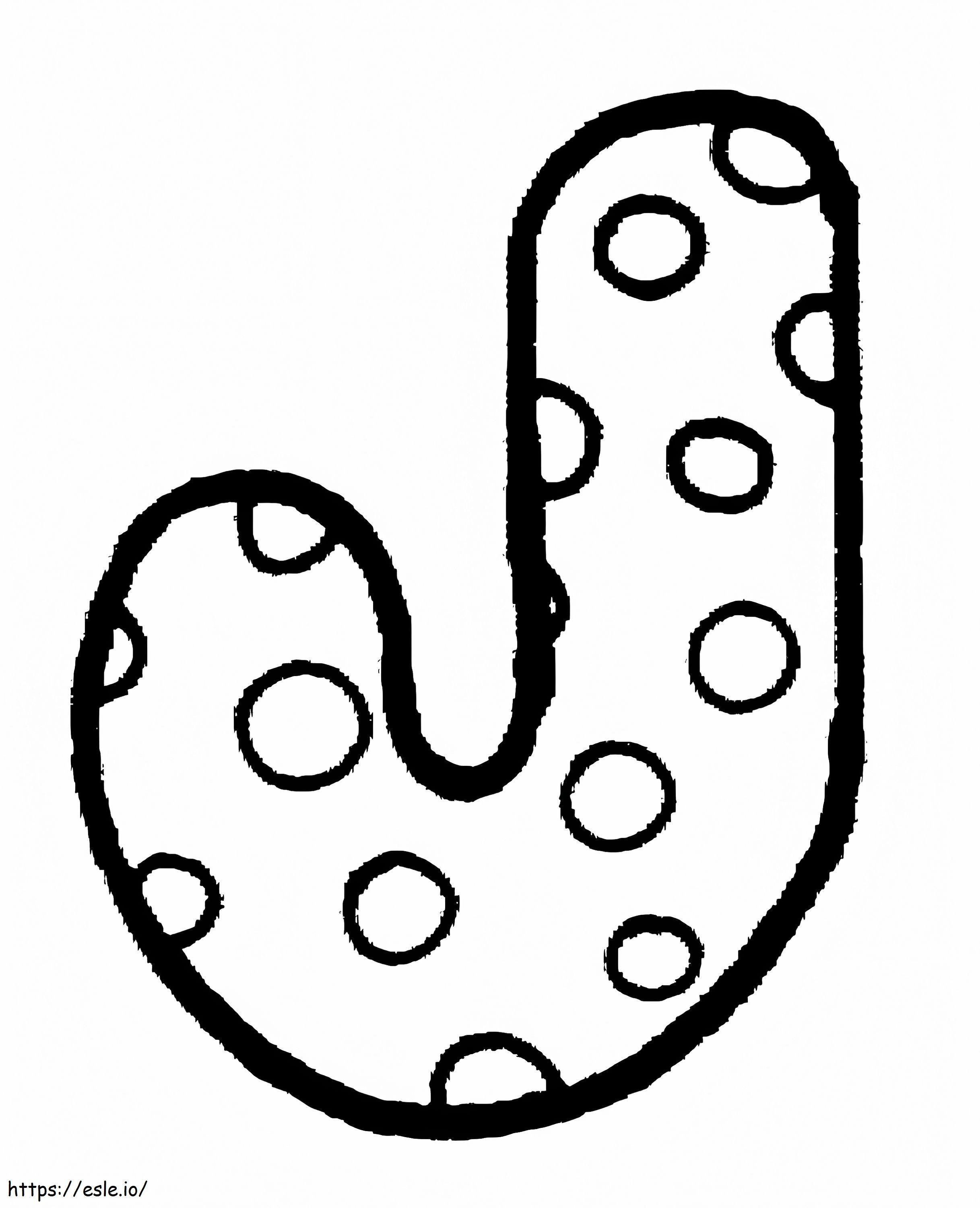 Letter J 8 coloring page