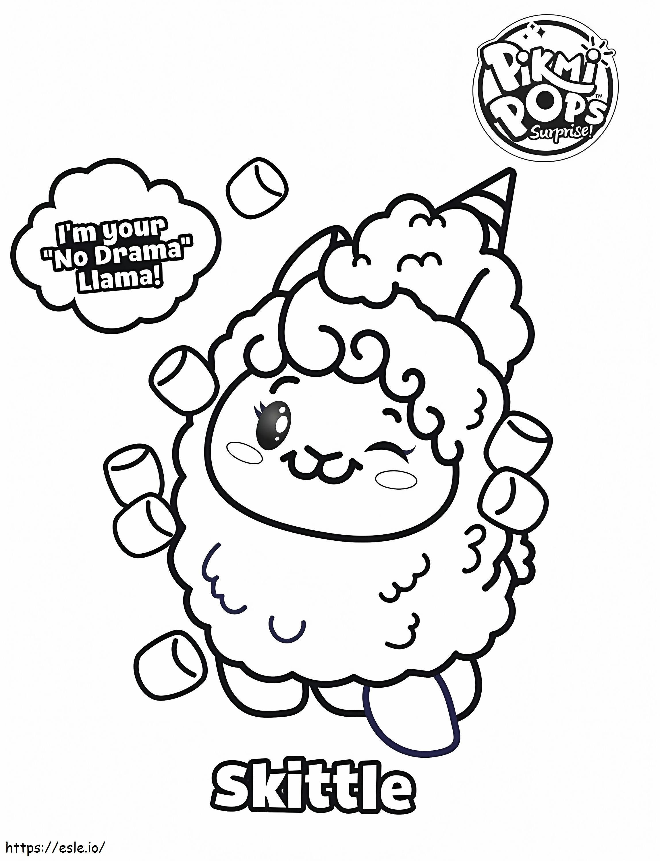 Pikmi Pops S2 Coloring Sheet Skittle coloring page