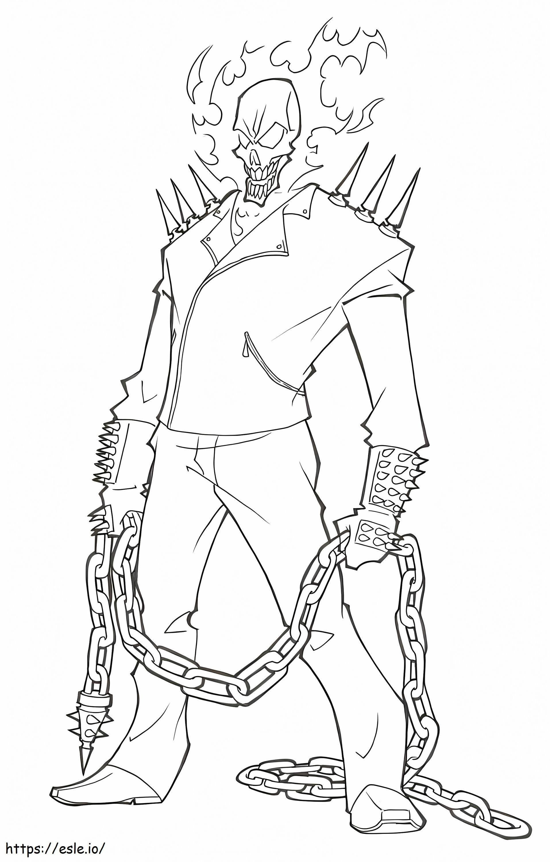 Ghost Rider Normal coloring page