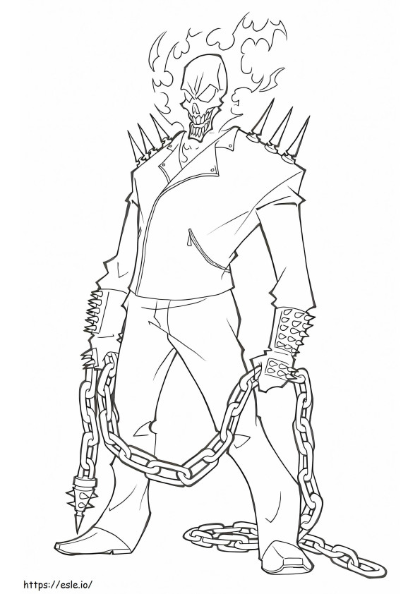 Ghost Rider Normal coloring page