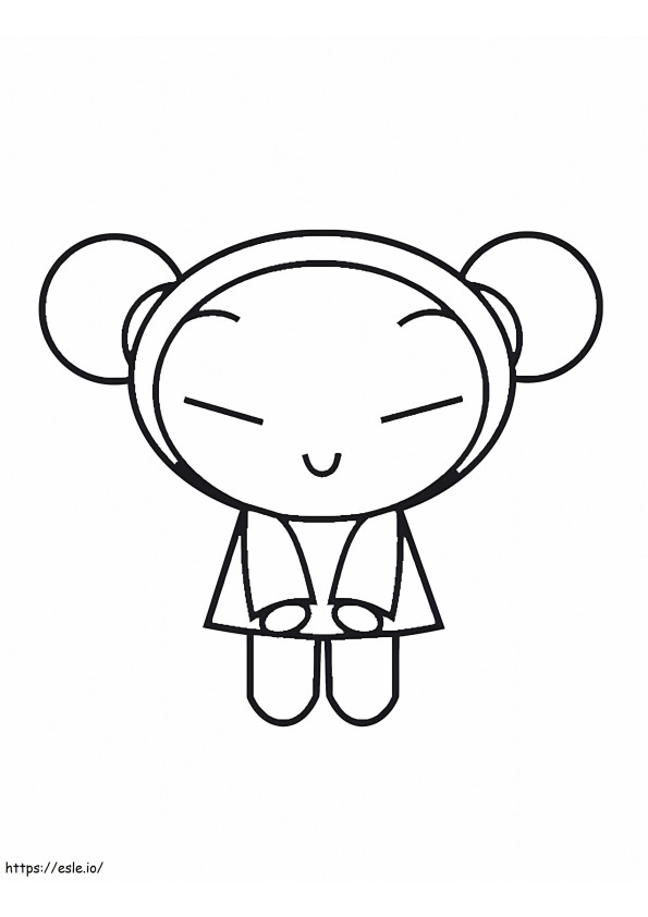 Pucca Coloringpage 08 coloring page