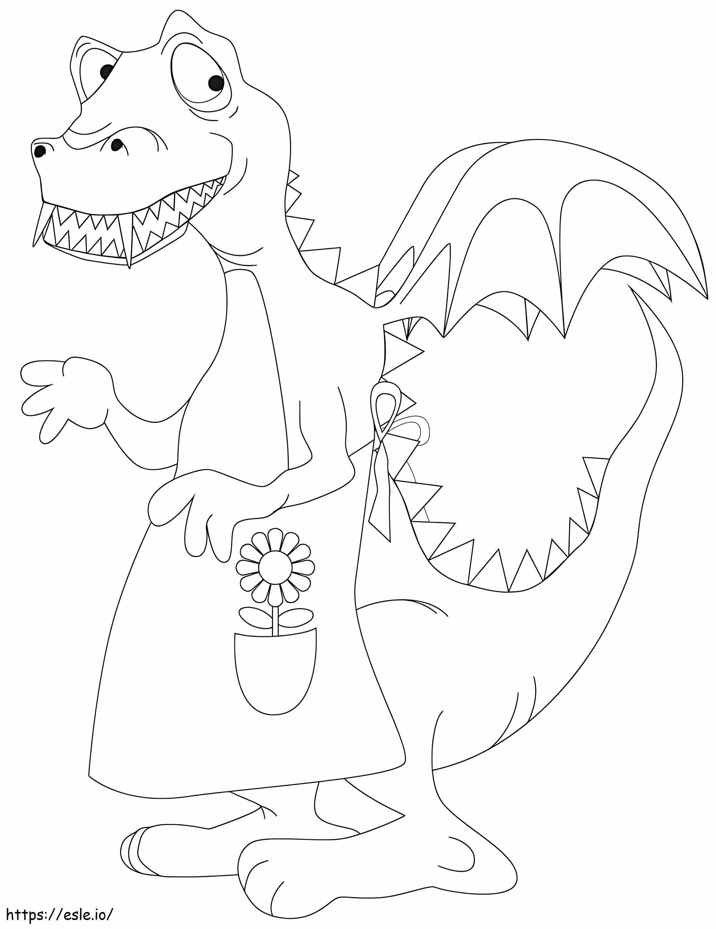 Mother Dragon coloring page