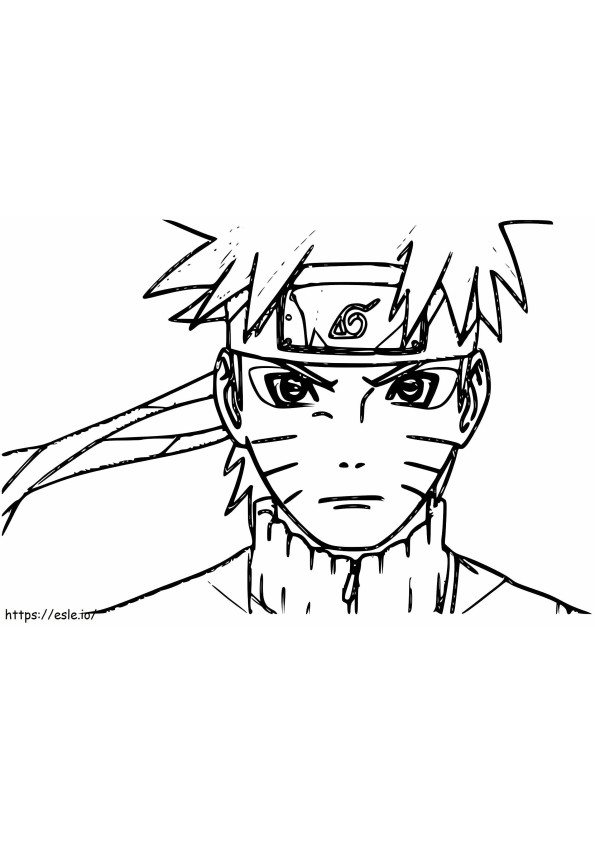  Uzumaki Naruto A4 Gambar Mewarnai