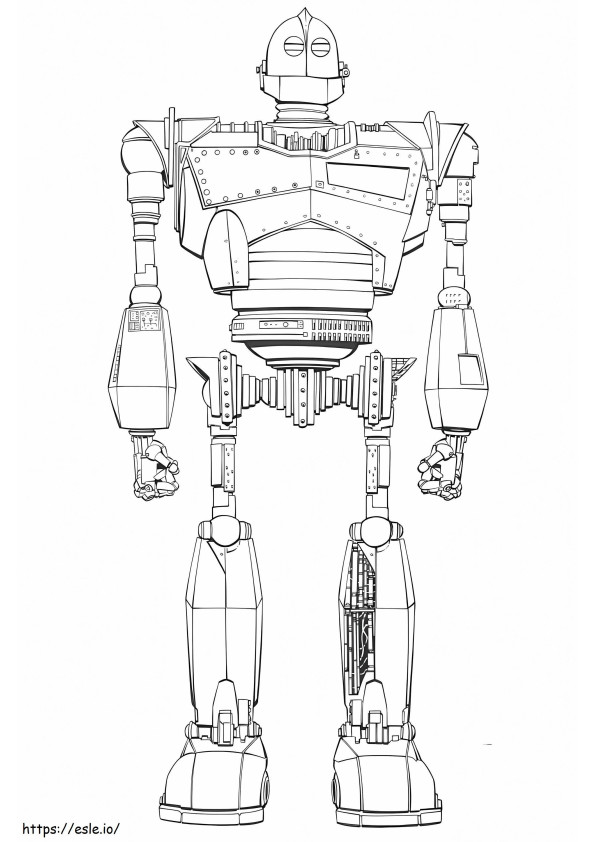 Iron Giant 5 coloring page