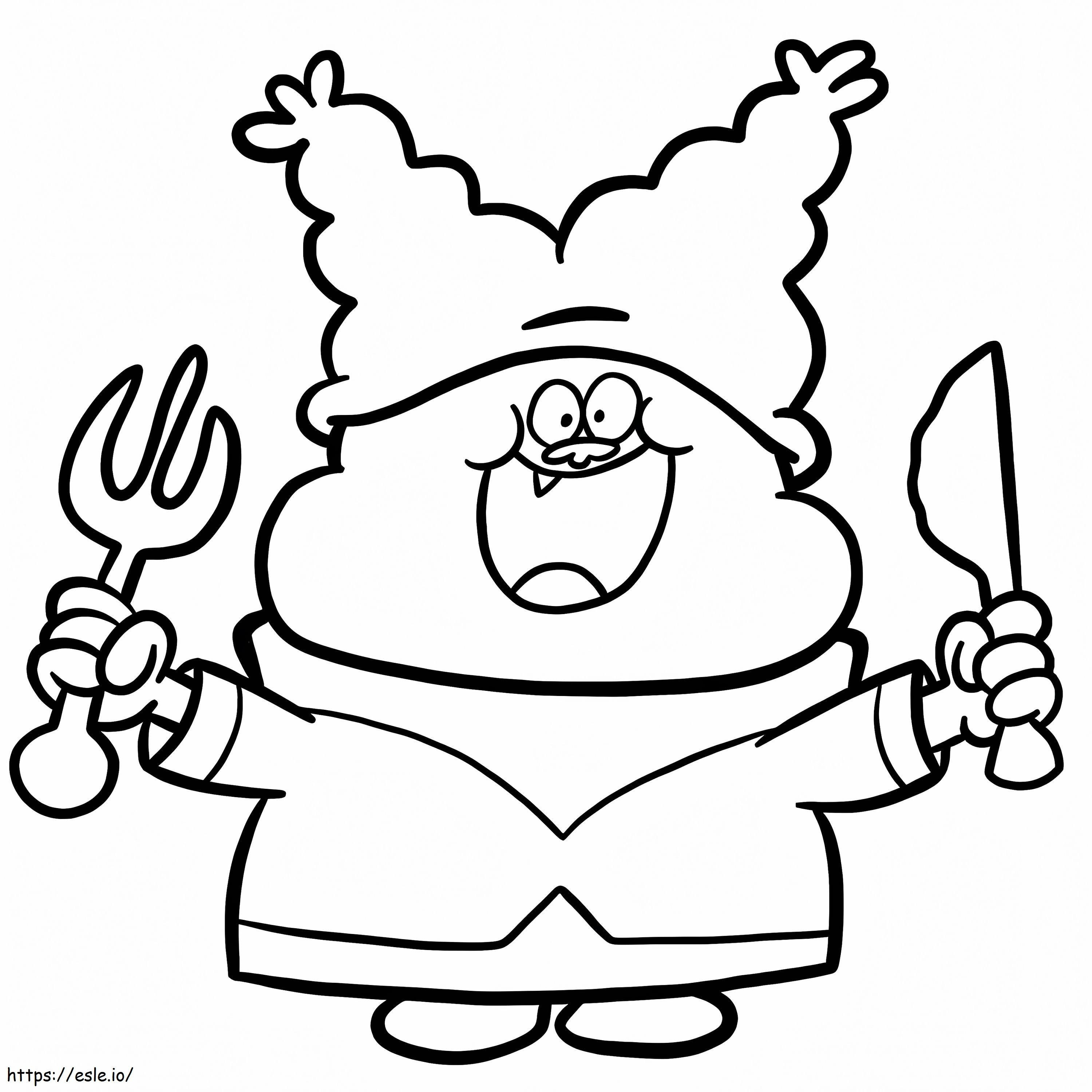 Chowder coloring page