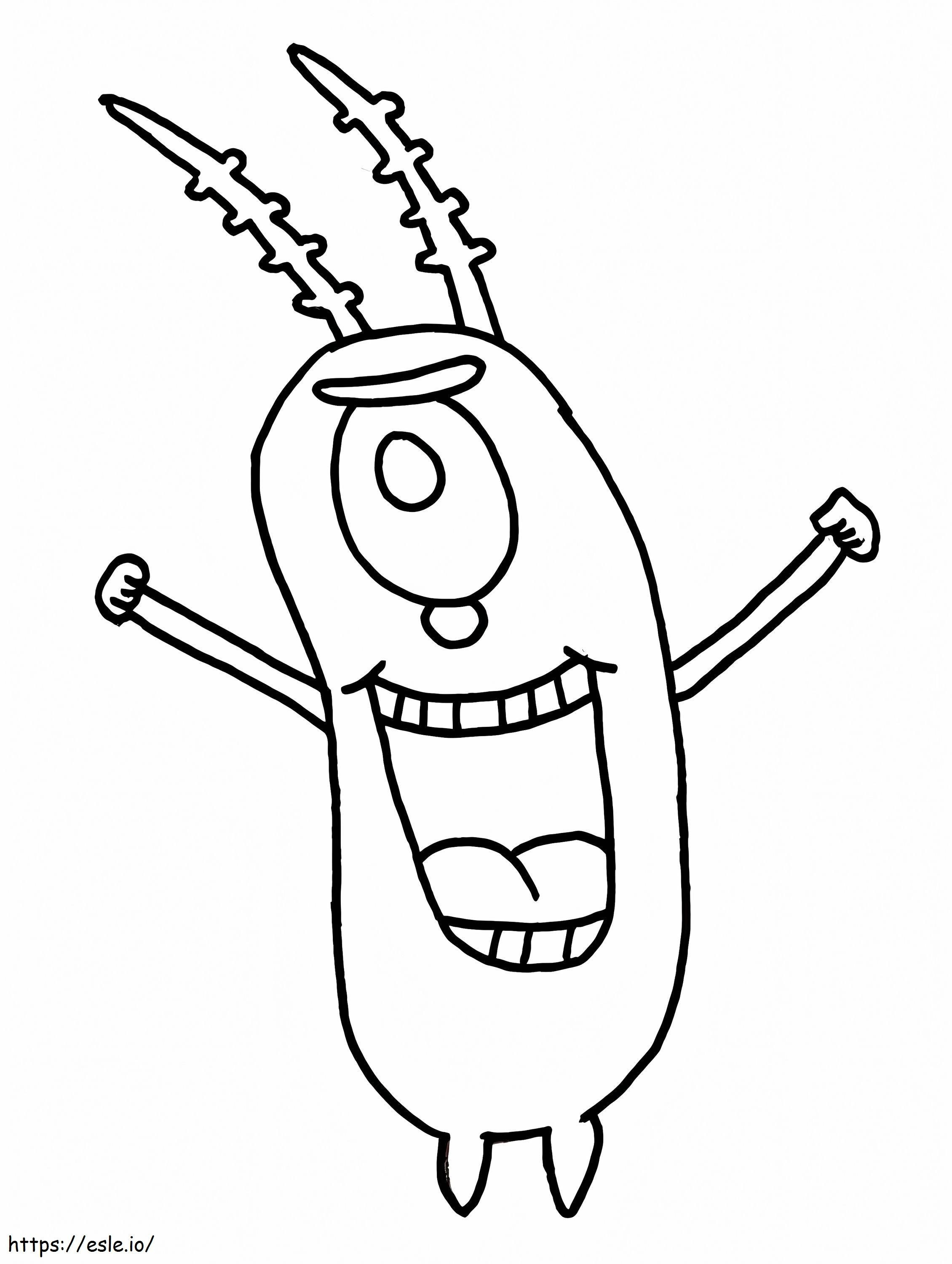Planktonowy śmiech kolorowanka