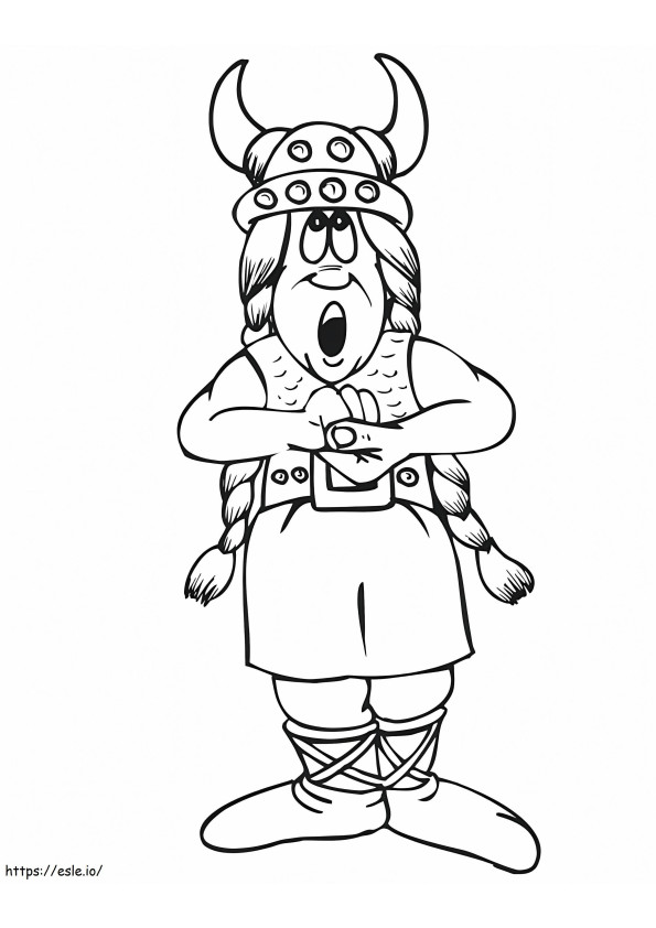 Opera Singer coloring page