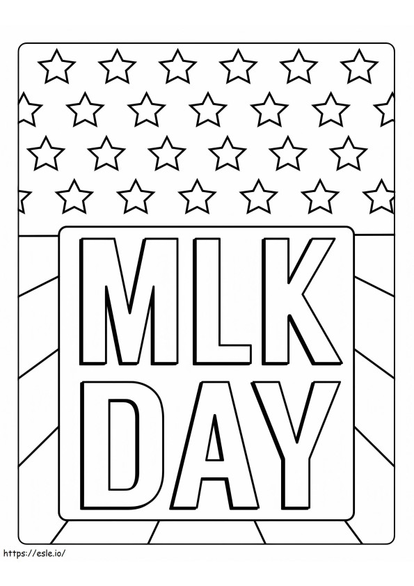 Martin Luther King Jr. Day 4 coloring page