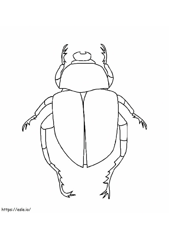 Beetle Bug coloring page