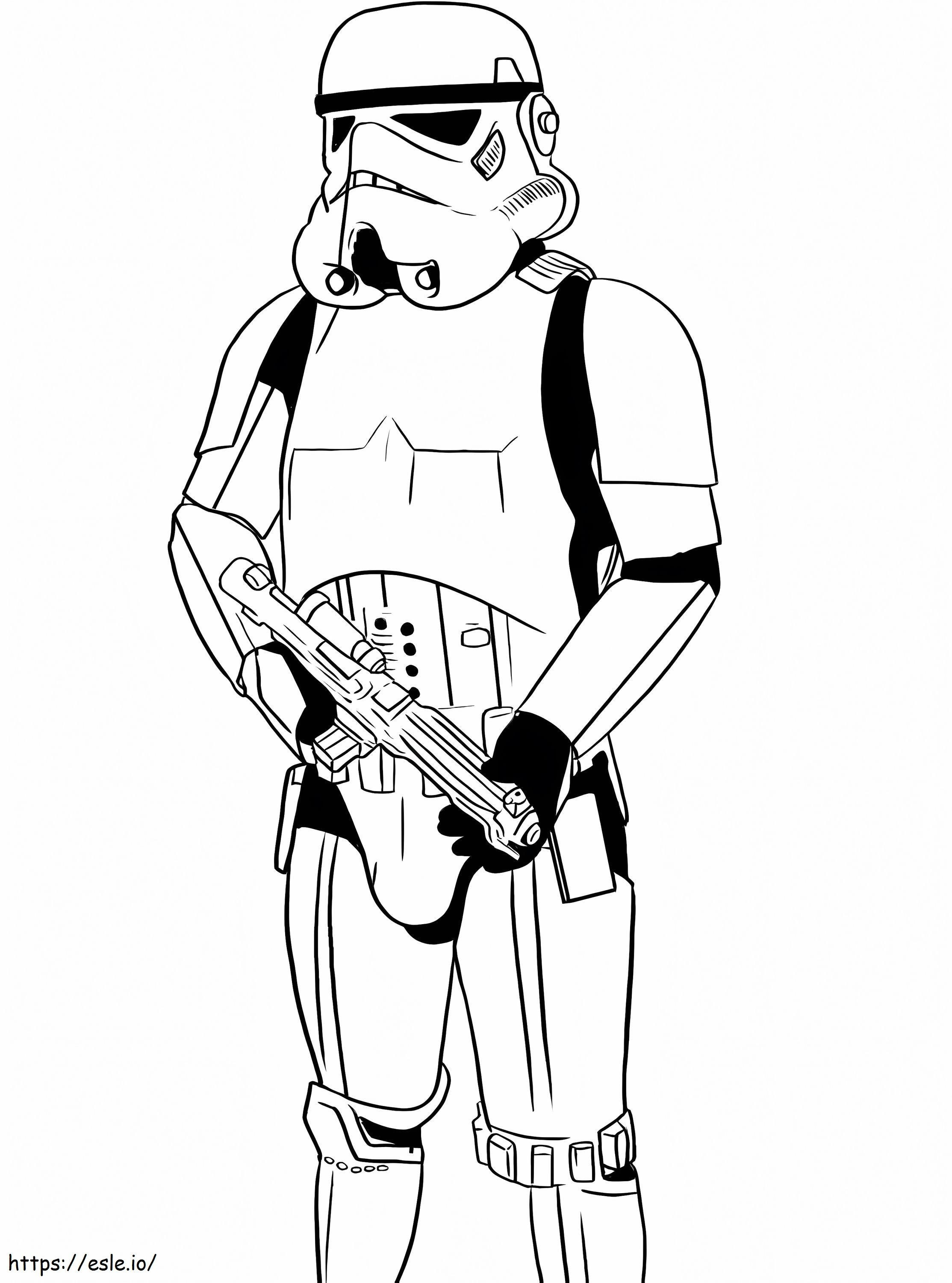 Stormtrooper 3 para colorir