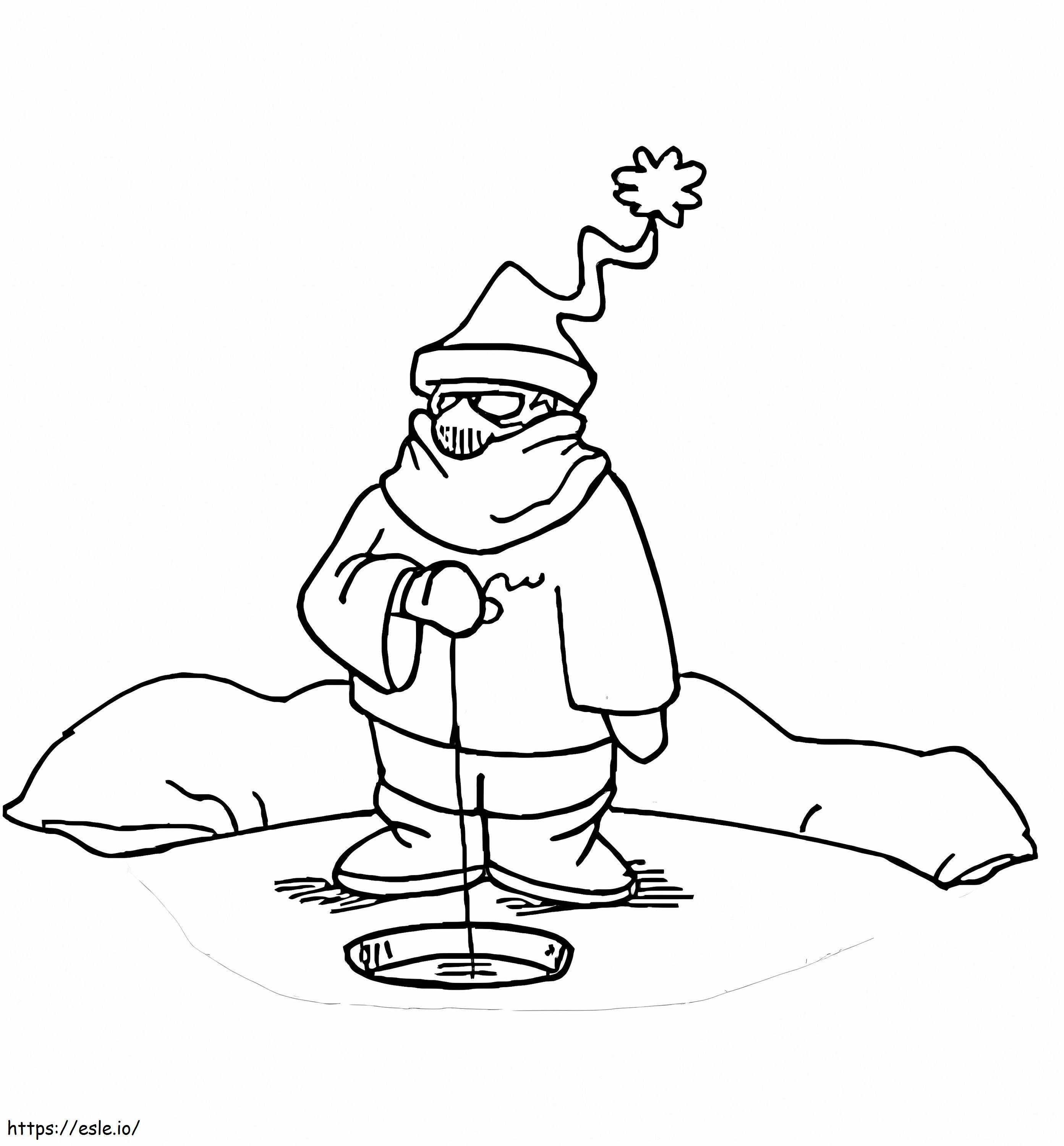 Fishing In Canada coloring page