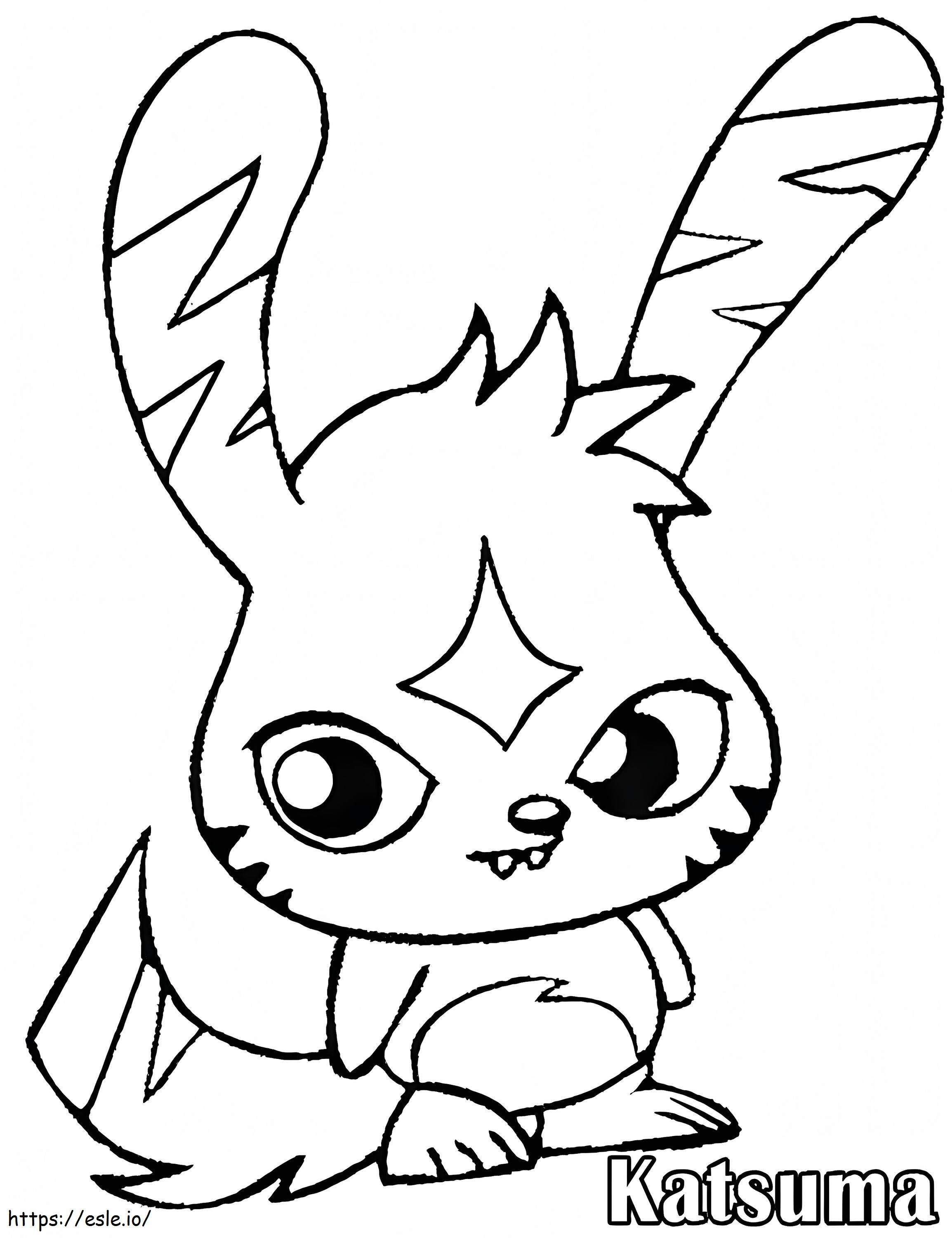Try Moshi Monsters coloring page