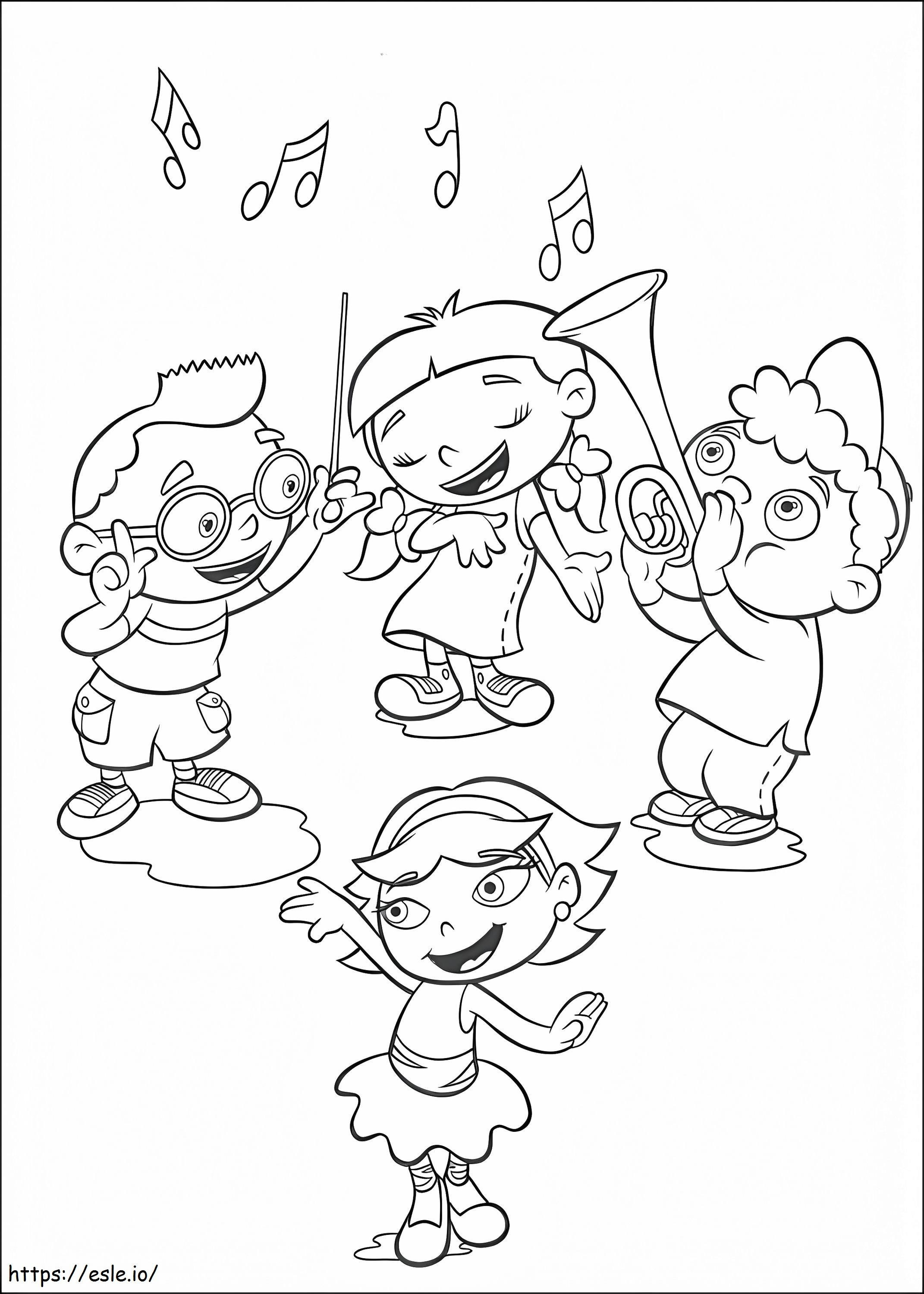 Little Einsteins 4 coloring page