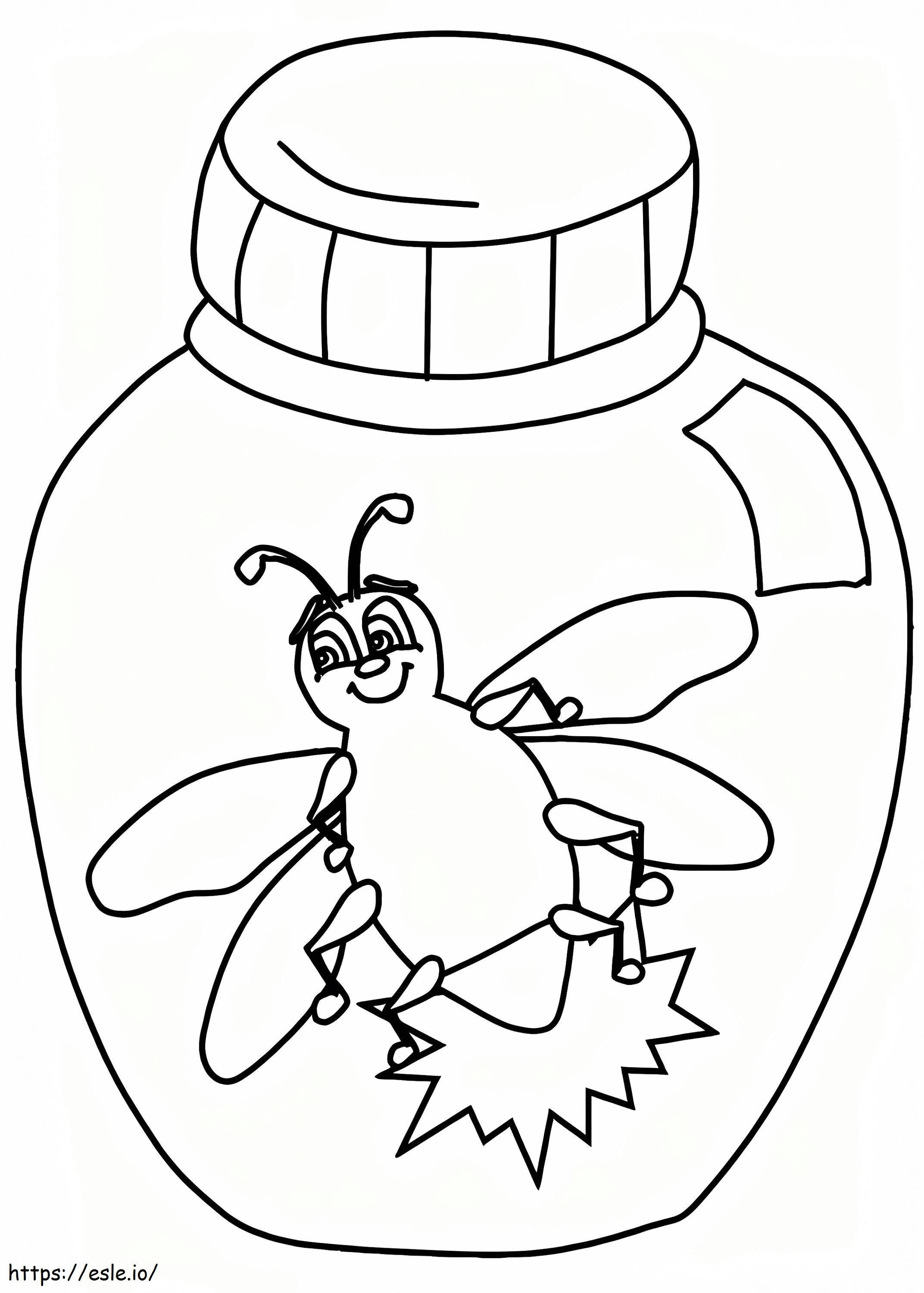 Firefly In A Jar coloring page