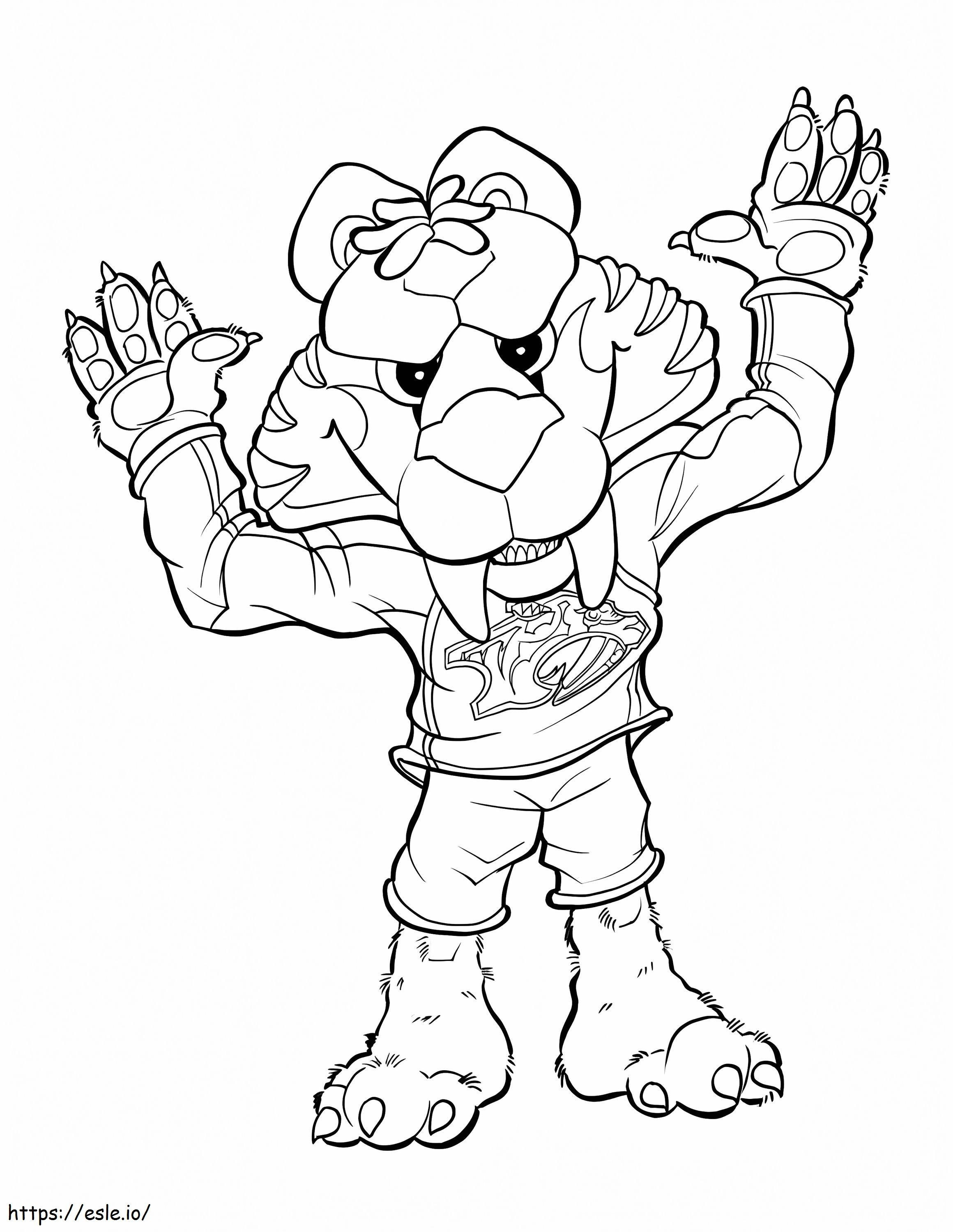 Vancouver Mascots coloring page