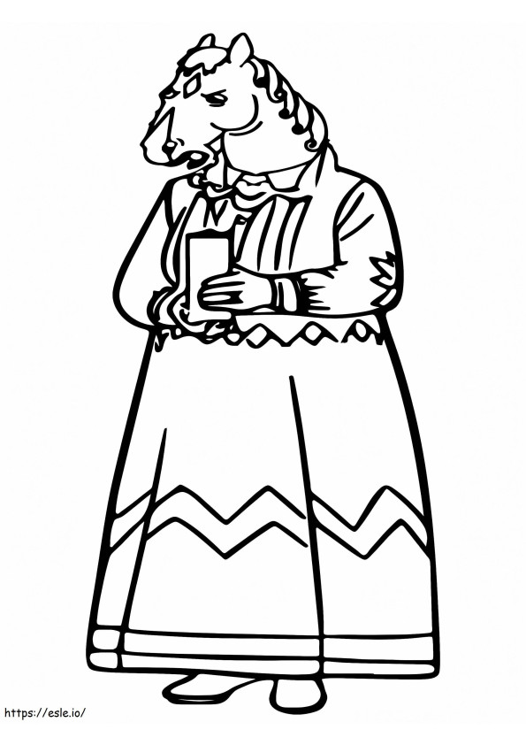 Nice Beatrice Horseman coloring page