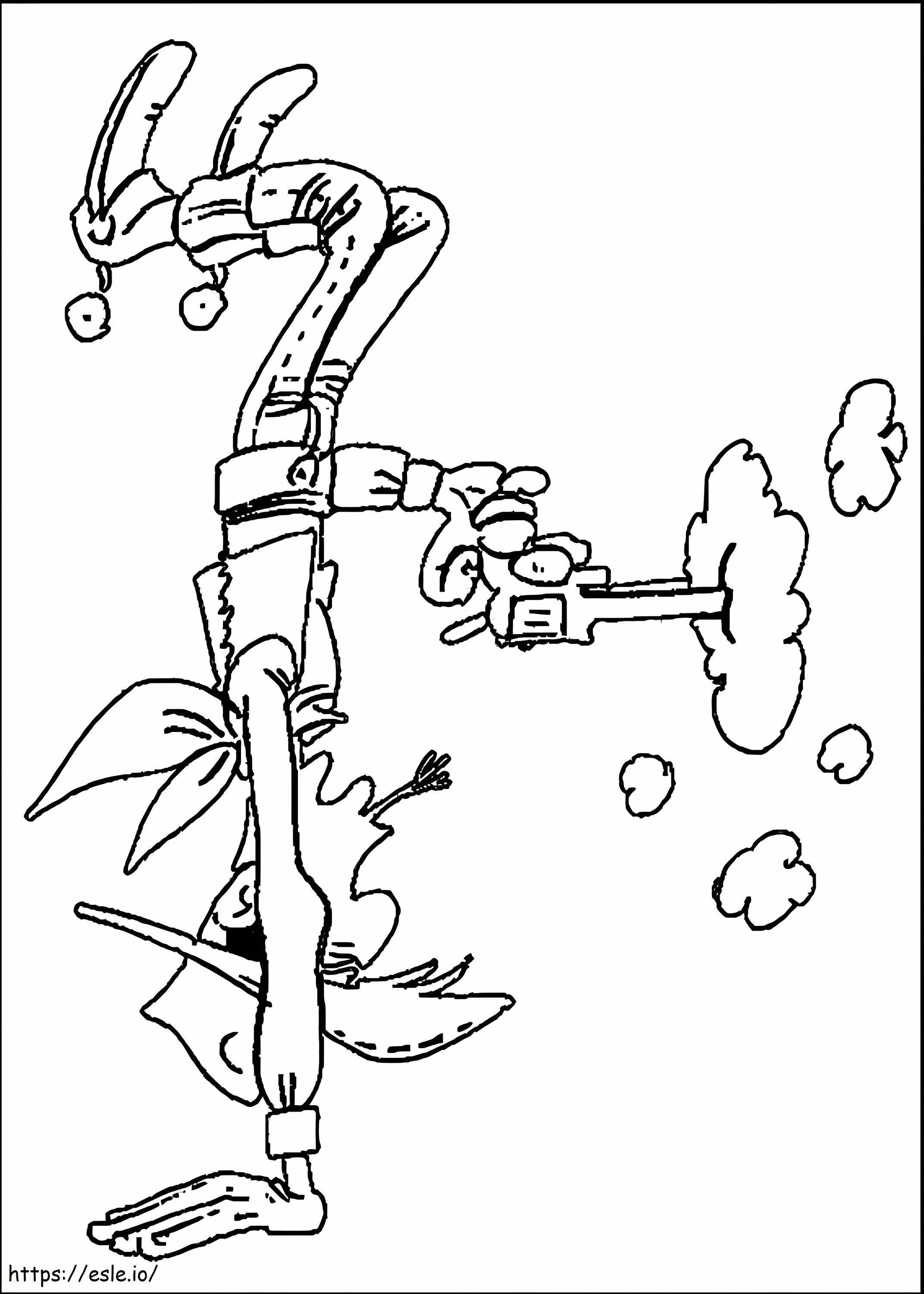 Lucky Luke 1 coloring page