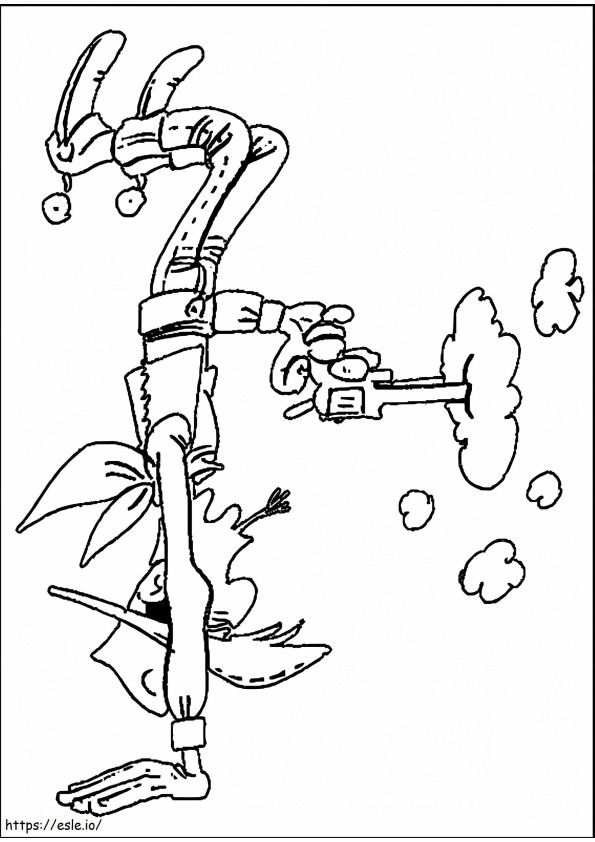 Lucky Luke 1 coloring page