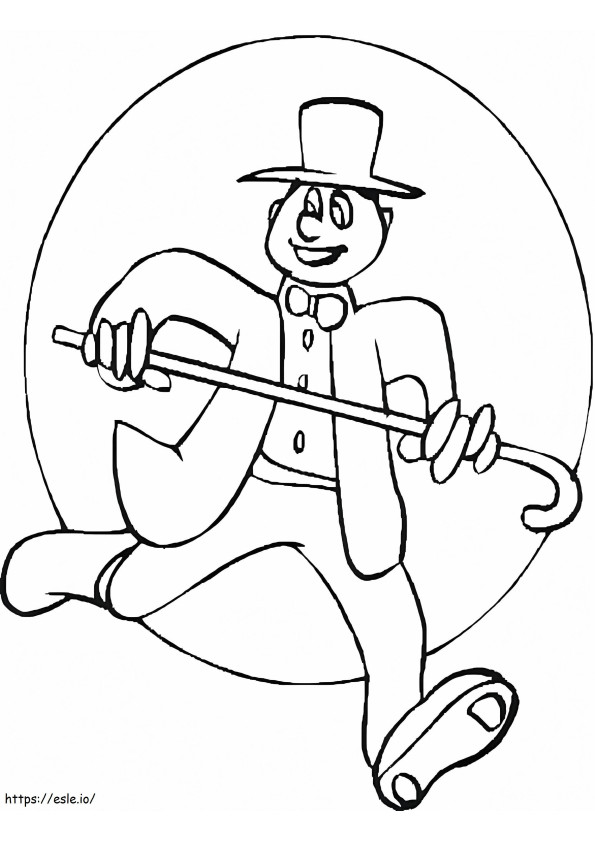 Tap Dancer 1 coloring page