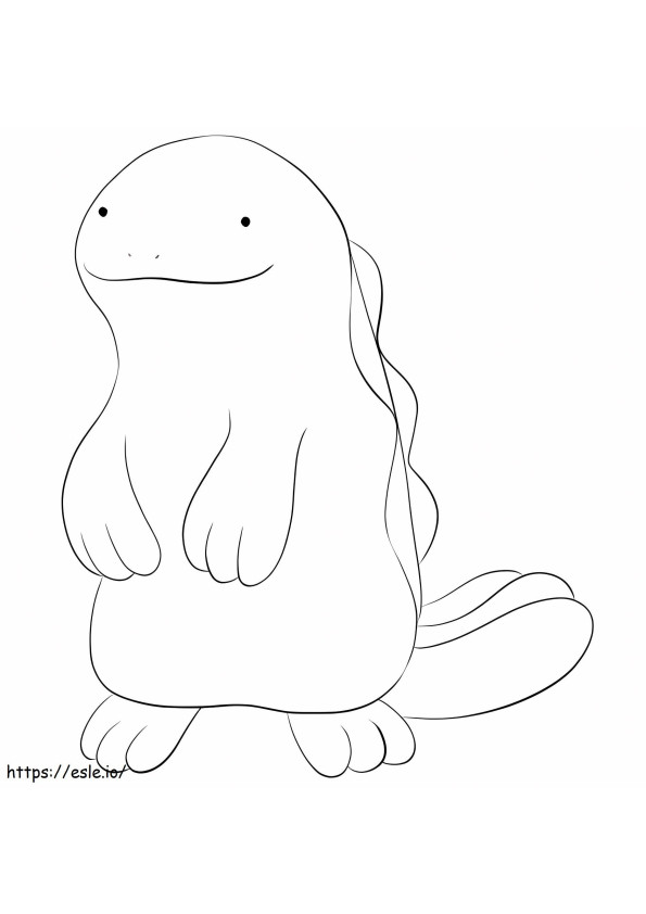 Quagsire 2 coloring page