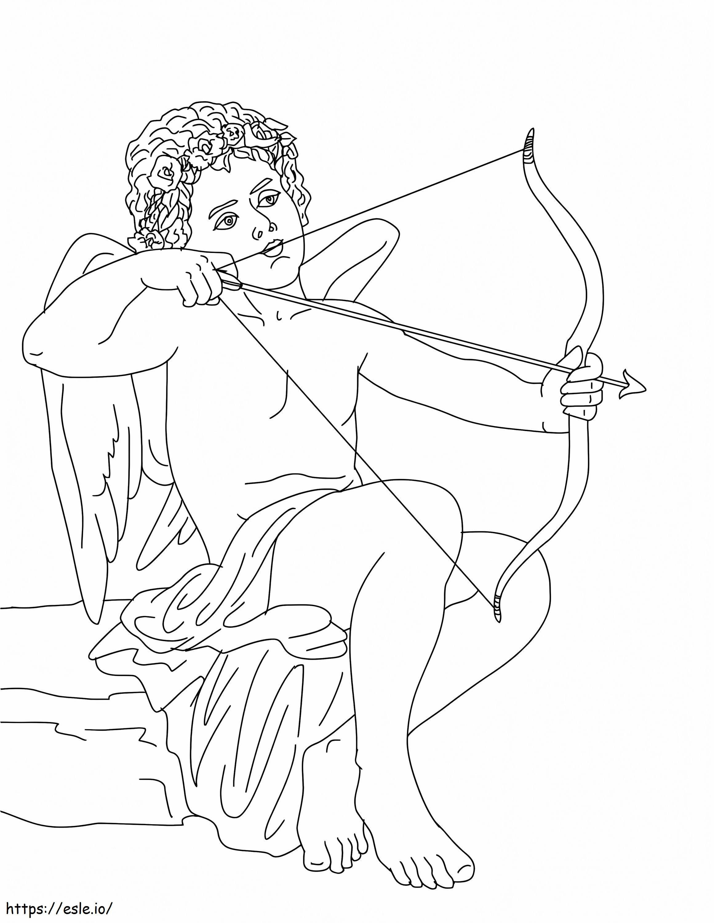  38 Eros Griekse god van de liefde Svy Bronpagina's 9 kleurplaat kleurplaat