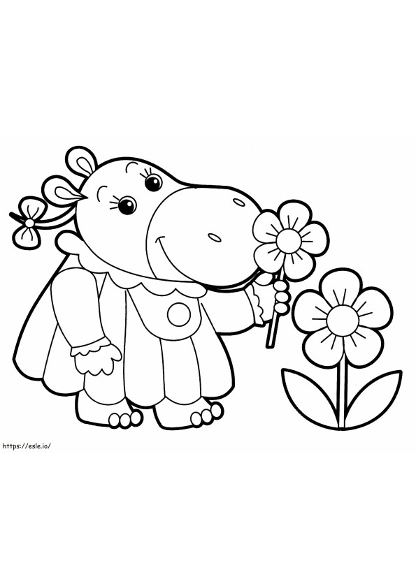 Flower Animal 15 H Rhino Kid Smelling Flowers Free E280A2 Animals Kids Scaled 2