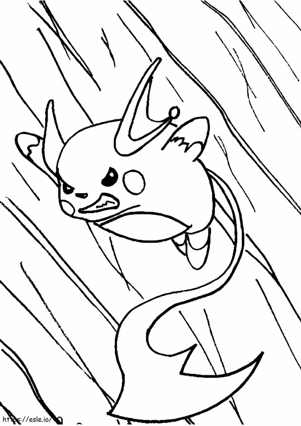 Raichu E Colere