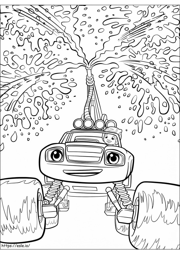 Glow And Aha coloring page