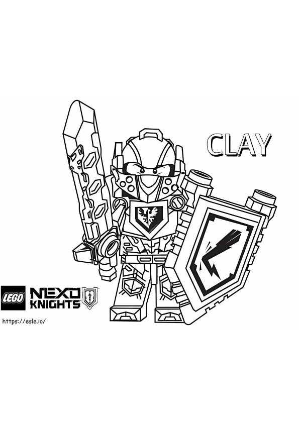 Coloriage Clay Caballero De Nexus Caballero à imprimer dessin