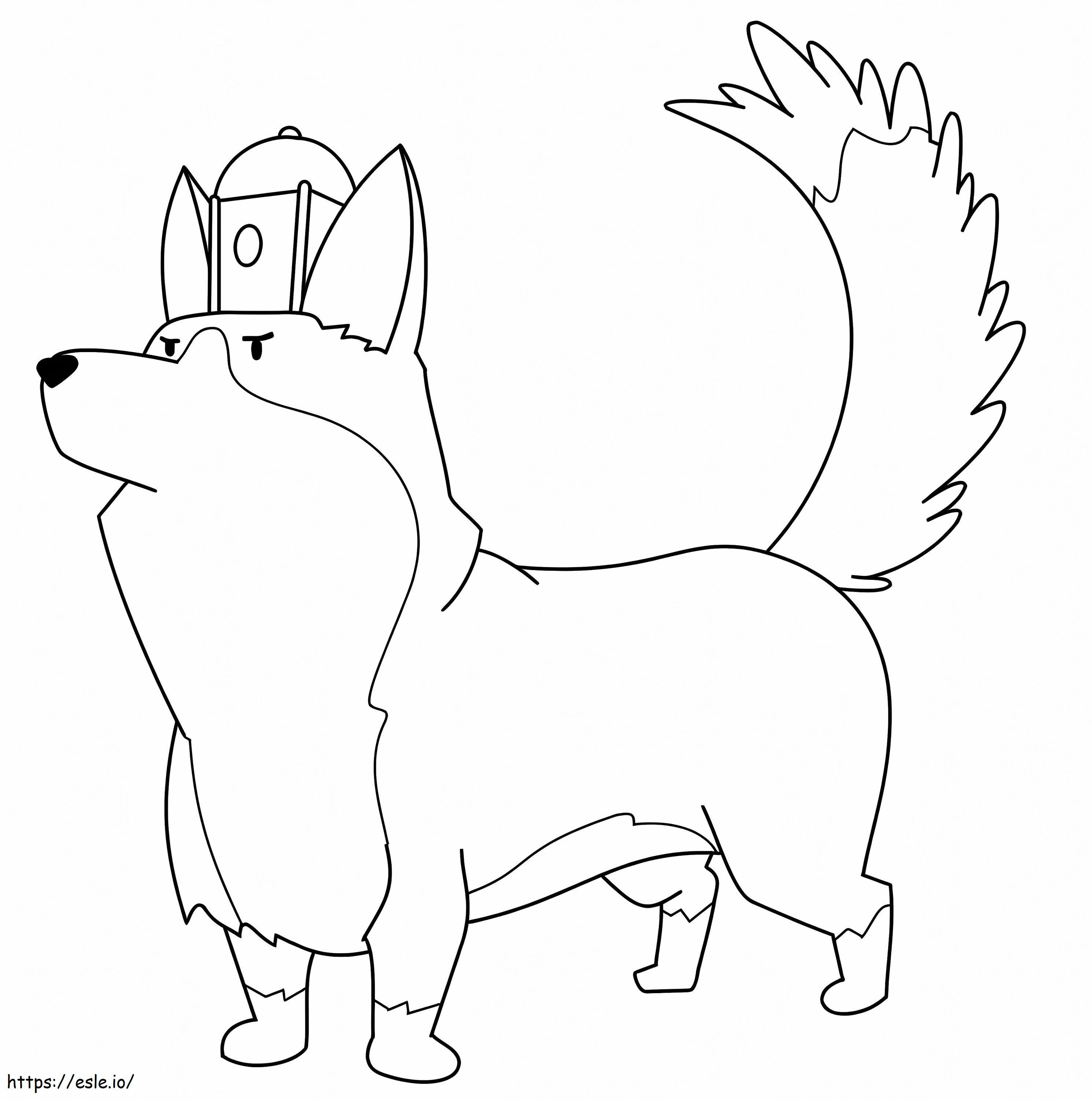 Atticus From Infinity Train coloring page