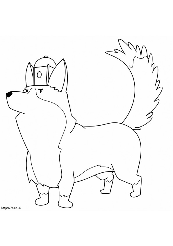 Atticus From Infinity Train coloring page