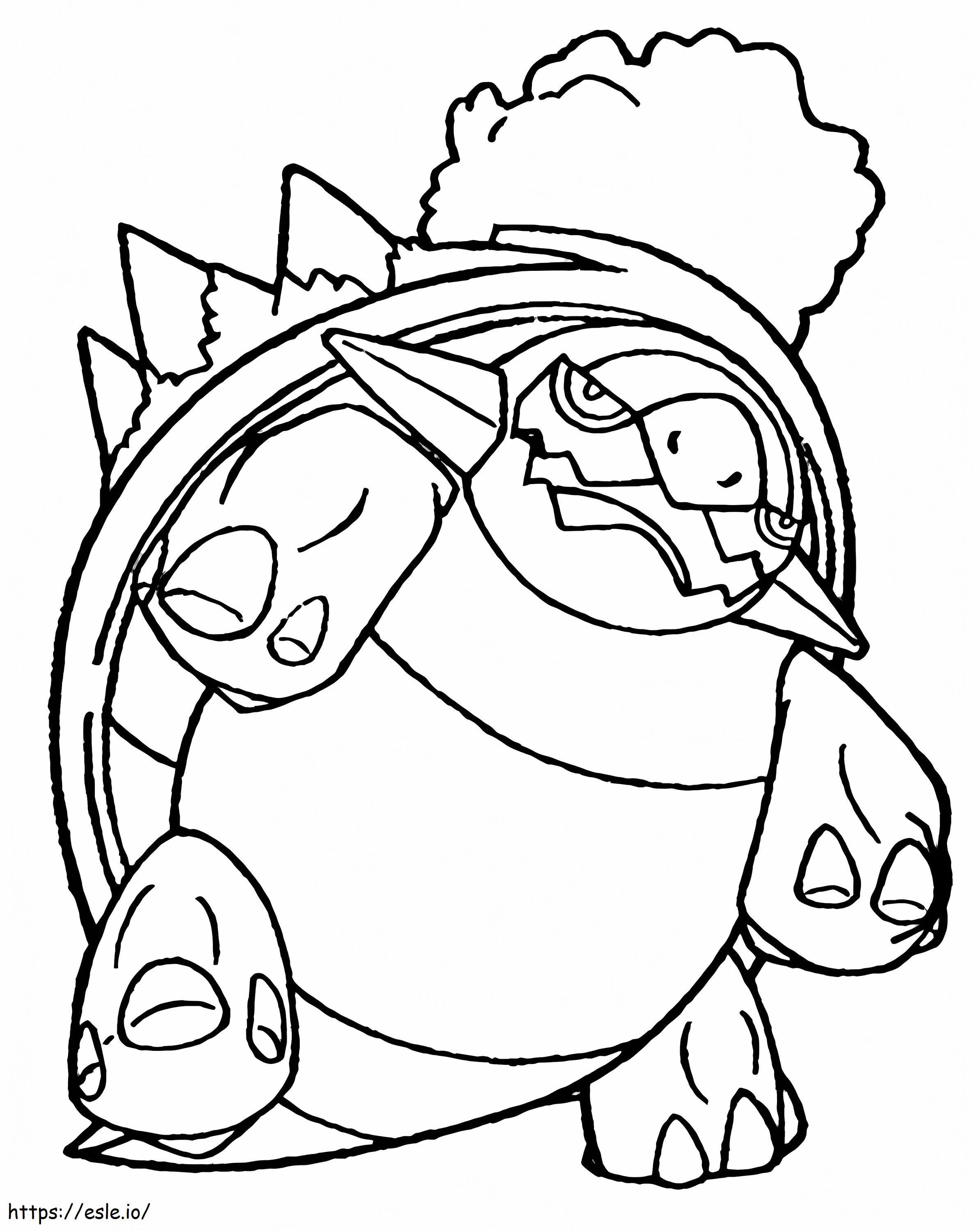 Torterra 6 coloring page