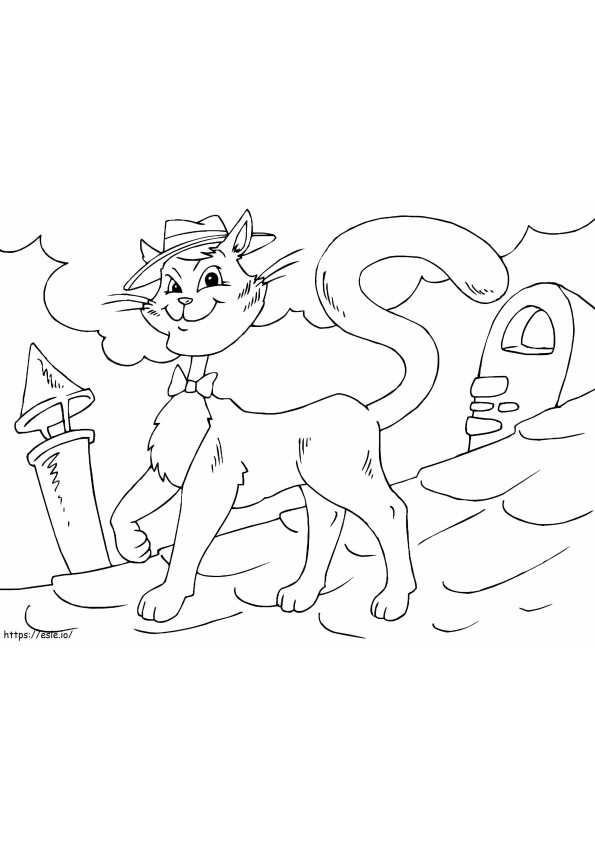 Coolcata4 coloring page