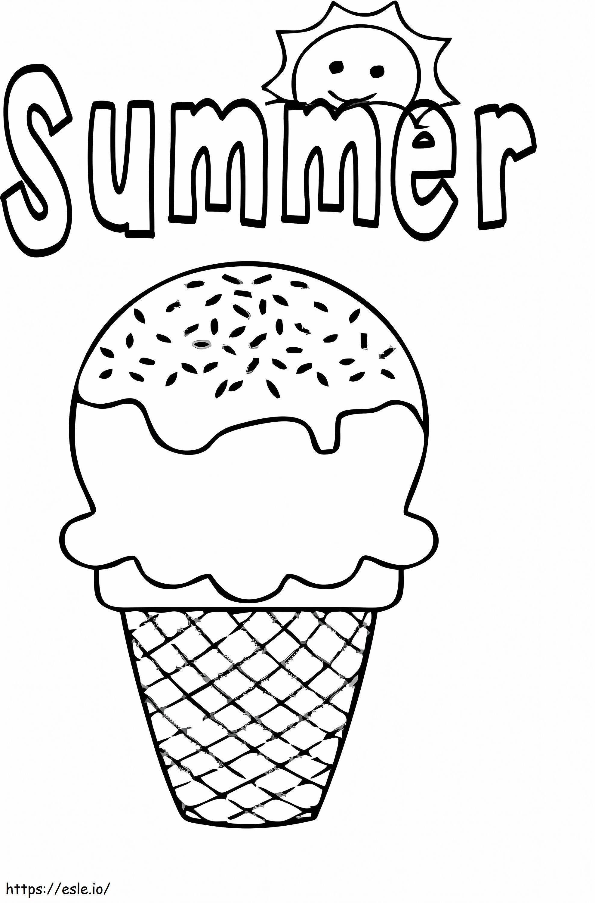 Desenhos Colorir Sorvete  Ice cream coloring pages, Summer coloring pages,  Coloring pages
