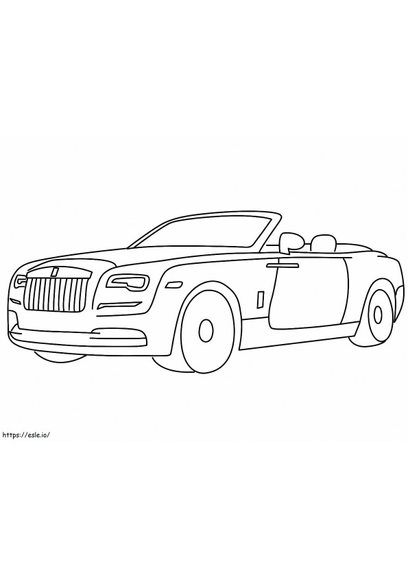 Rolls Royce zum Ausdrucken ausmalbilder