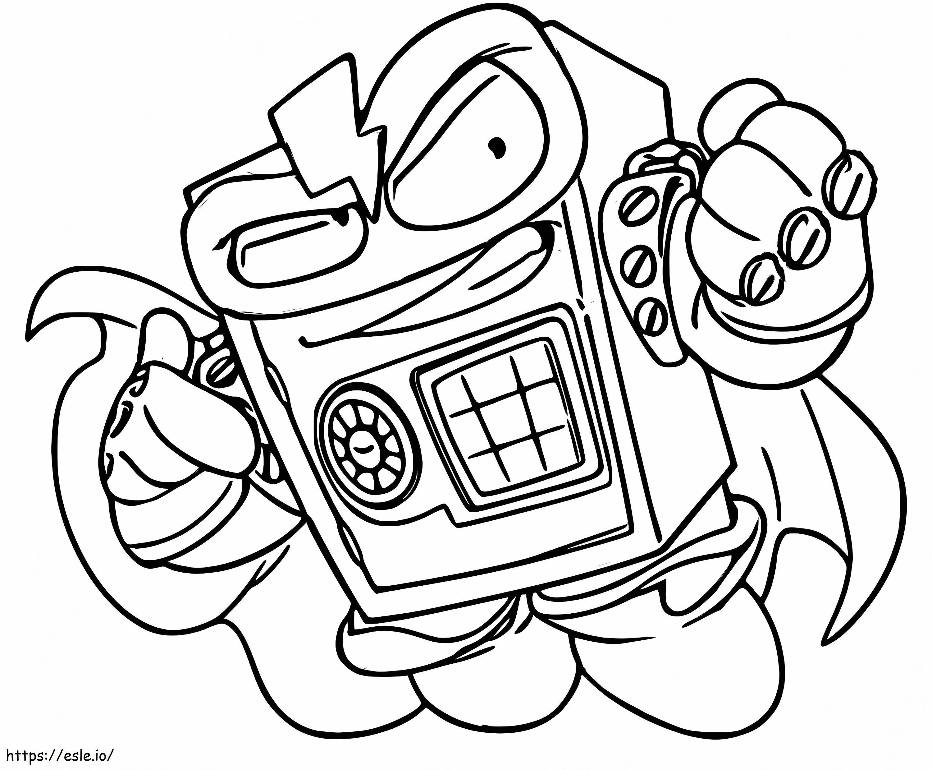 Hardlock Superzings coloring page