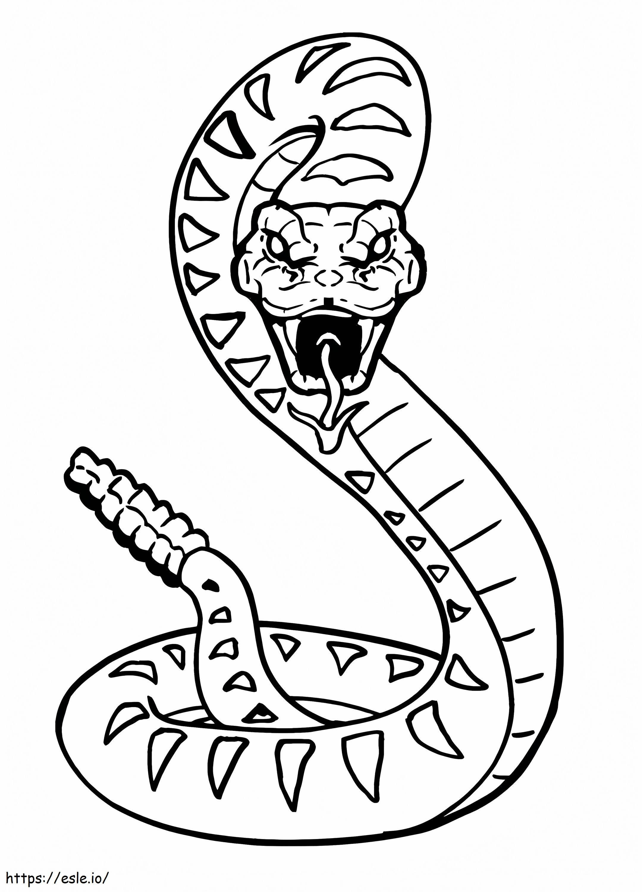 Coloriage  Serpents Serpent Lego Ninjago à imprimer dessin